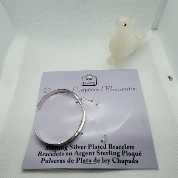 NWT Bead Gallery Sterling Silver Plated Bracelet - Picture 1 of 2